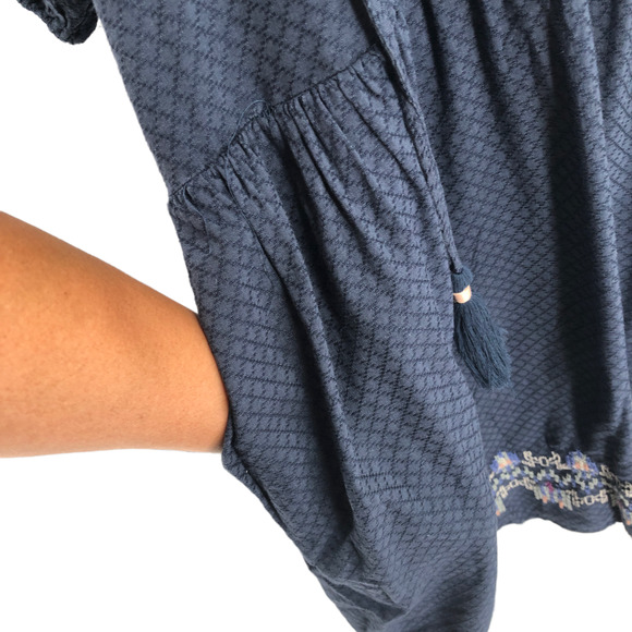 Knox Rose NEW Womens Size XXL Bohemian Embroidered Knee Length Dress Boho - Picture 6 of 10